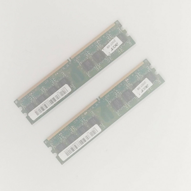 Memoria RAM 1GB PACK de 2