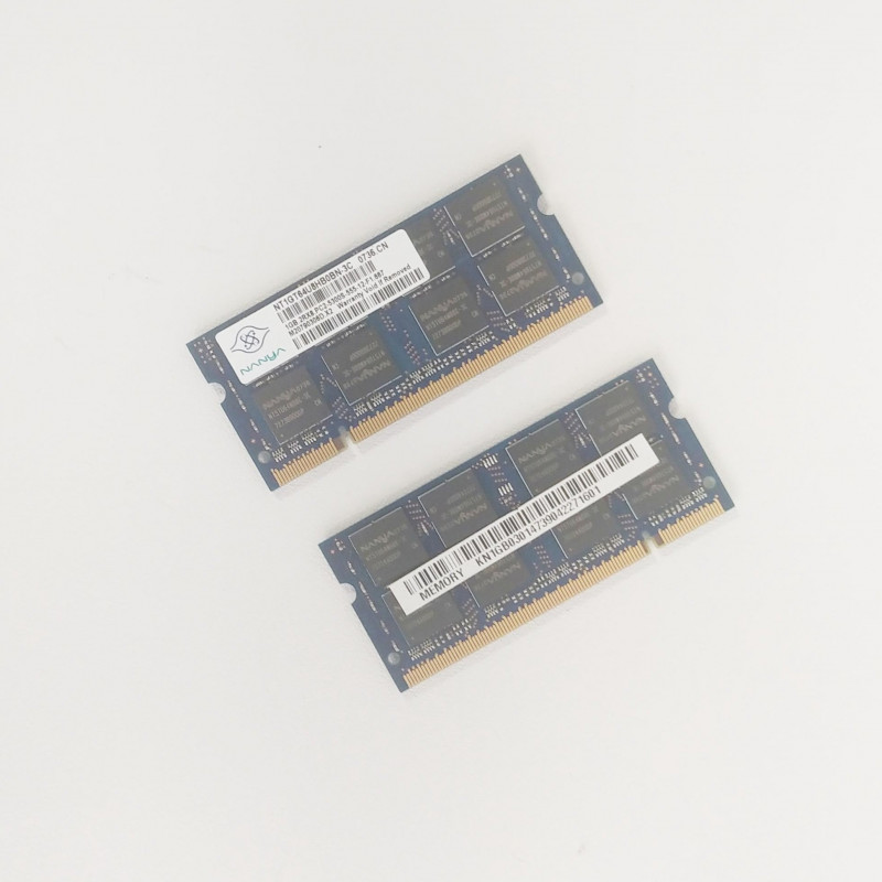 Memoria RAM 1GB PACK de 2
